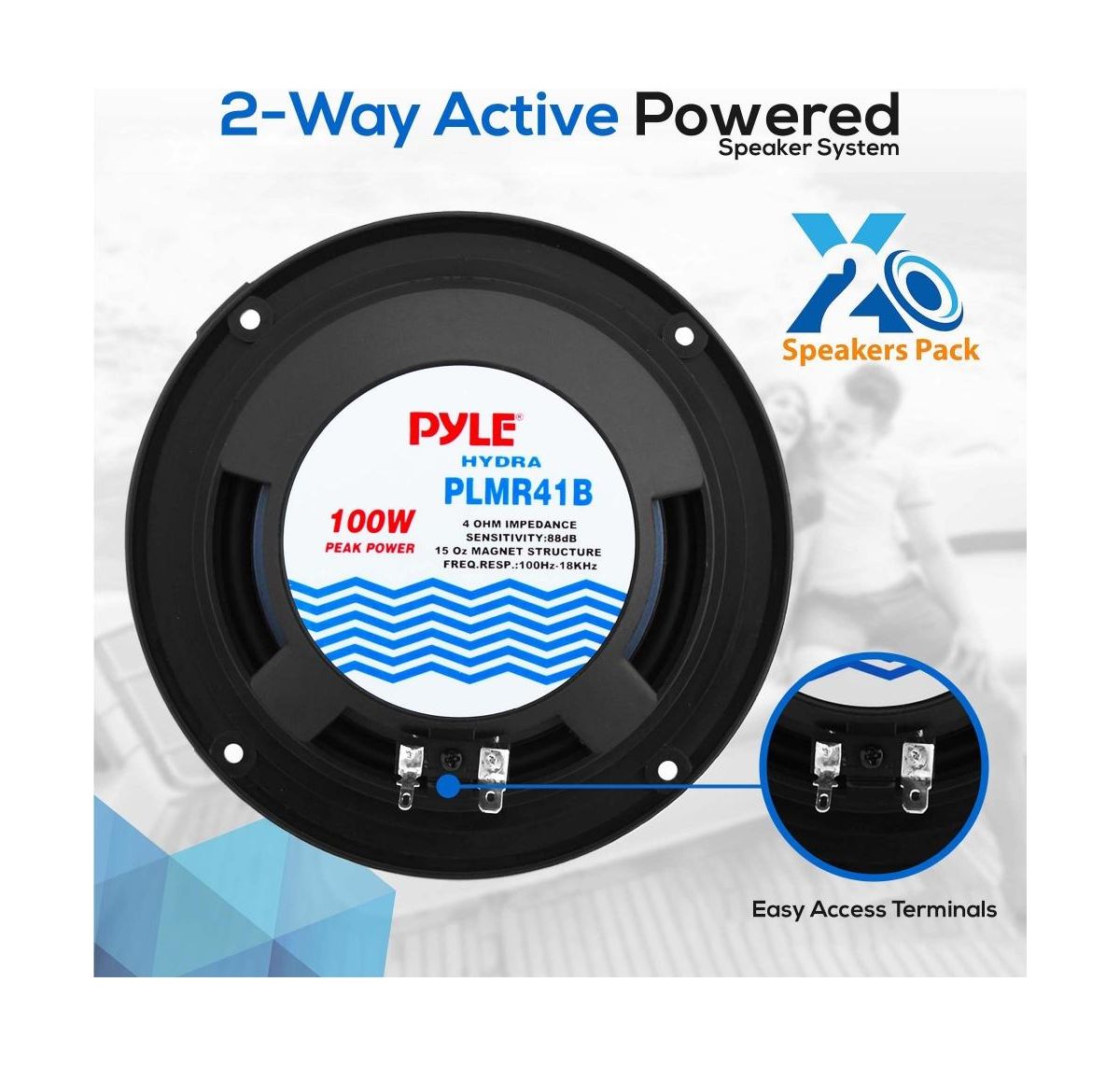 Купить морская акустика (колонки) pyle plmr41b по цене  Низкие цены. Большой выбор. Доставка по всей России. Интернет-магазин в Москве. Только положительные отзывы!