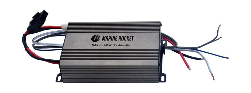 Купить 4-х канальный морской усилитель с aux, marine rocket по цене  Низкие цены. Большой выбор. Доставка по всей России. Интернет-магазин в Москве. Только положительные отзывы!