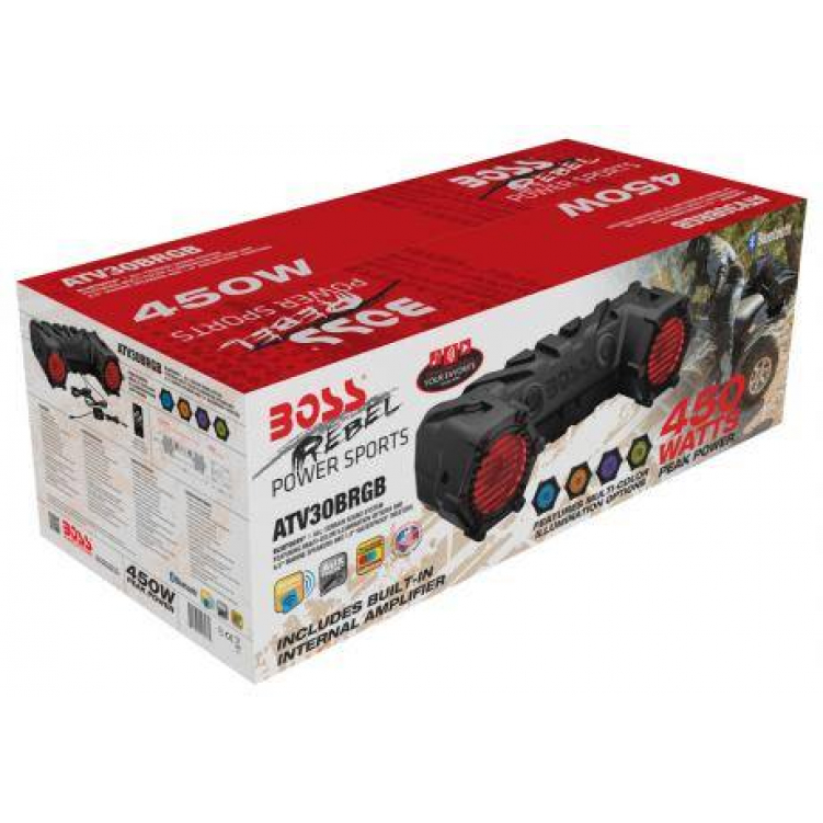 Купить аудиосистема boss audio atv30brgb 450 вт 6.5" по цене 51 900 р.. Низкие цены. Большой выбор. Доставка по всей России.  Интернет-магазин в Москве. Только положительные отзывы!