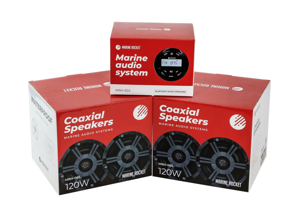 Купить морская аудиосистема marine rocket mrh-833 (комплект 4dp) по цене  Низкие цены. Большой выбор. Доставка по всей России. Интернет-магазин в Москве. Только положительные отзывы!
