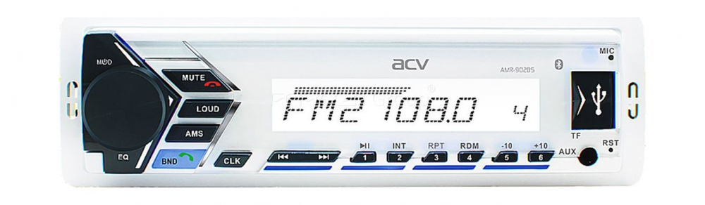 Купить аудиосистема 1din acv, белый, usb/sd/fm/am/3rca/sub/quickcharge/4*50вт по цене  Низкие цены. Большой выбор. Доставка по всей России. Интернет-магазин в Москве. Только положительные отзывы!