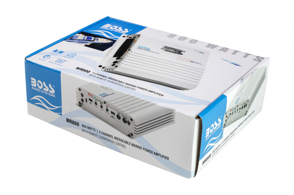 Купить морской усилитель boss mr800 (2 канала, 800w) по цене  Низкие цены. Большой выбор. Доставка по всей России. Интернет-магазин в Москве. Только положительные отзывы!