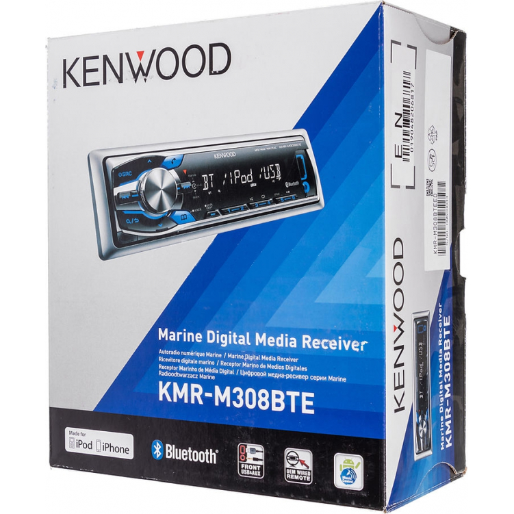 Купить цифровой морской медиа-ресивер kenwood kmr-m308bte по цене  Низкие цены. Большой выбор. Доставка по всей России. Интернет-магазин в Москве. Только положительные отзывы!