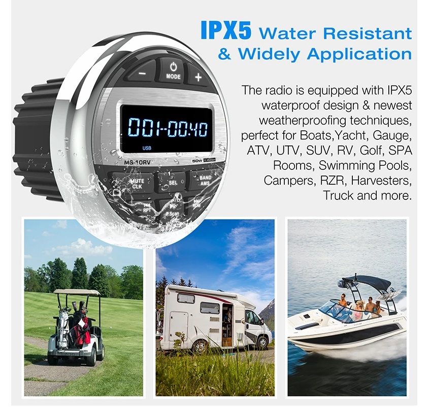 Купить морская магнитола в катер лодку круглая bluetooth akamate ms-10rv по цене 9 450 р. Низкие цены. Большой выбор. Доставка по всей России. Интернет-магазин в Москве. Только положительные отзывы!