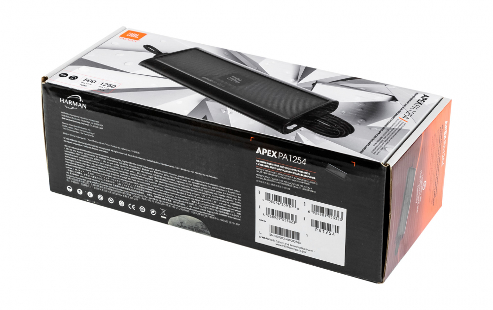 Купить морской усилитель apex четыре канала jbl pa1254 по цене  Низкие цены. Большой выбор. Доставка по всей России. Интернет-магазин в Москве. Только положительные отзывы!