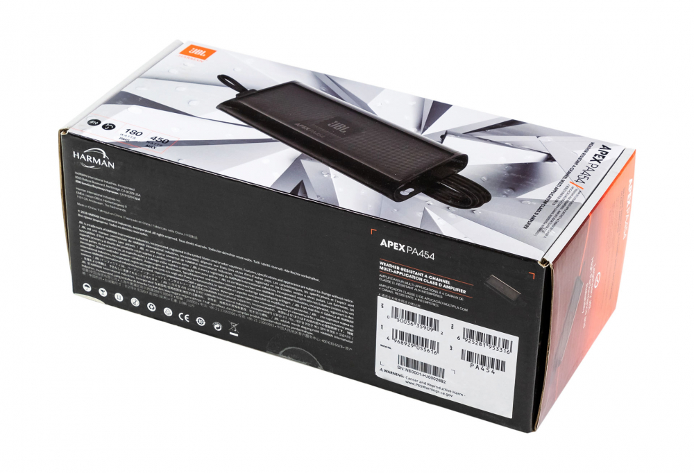 Купить морской усилитель apex четыре канала jbl pa454 по цене  Низкие цены. Большой выбор. Доставка по всей России. Интернет-магазин в Москве. Только положительные отзывы!