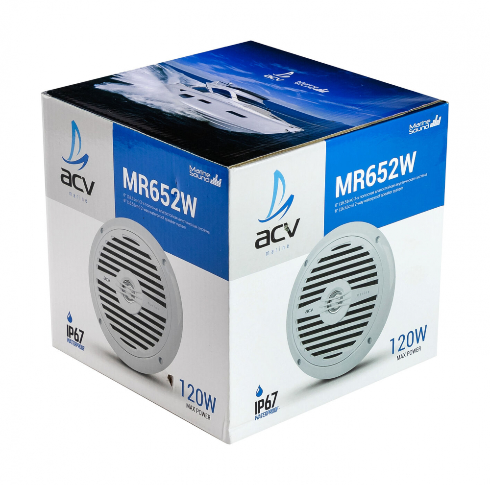 Купить акустика acv, 6" - 120max, влагостойкая по цене  Низкие цены. Большой выбор. Доставка по всей России. Интернет-магазин в Москве. Только положительные отзывы!