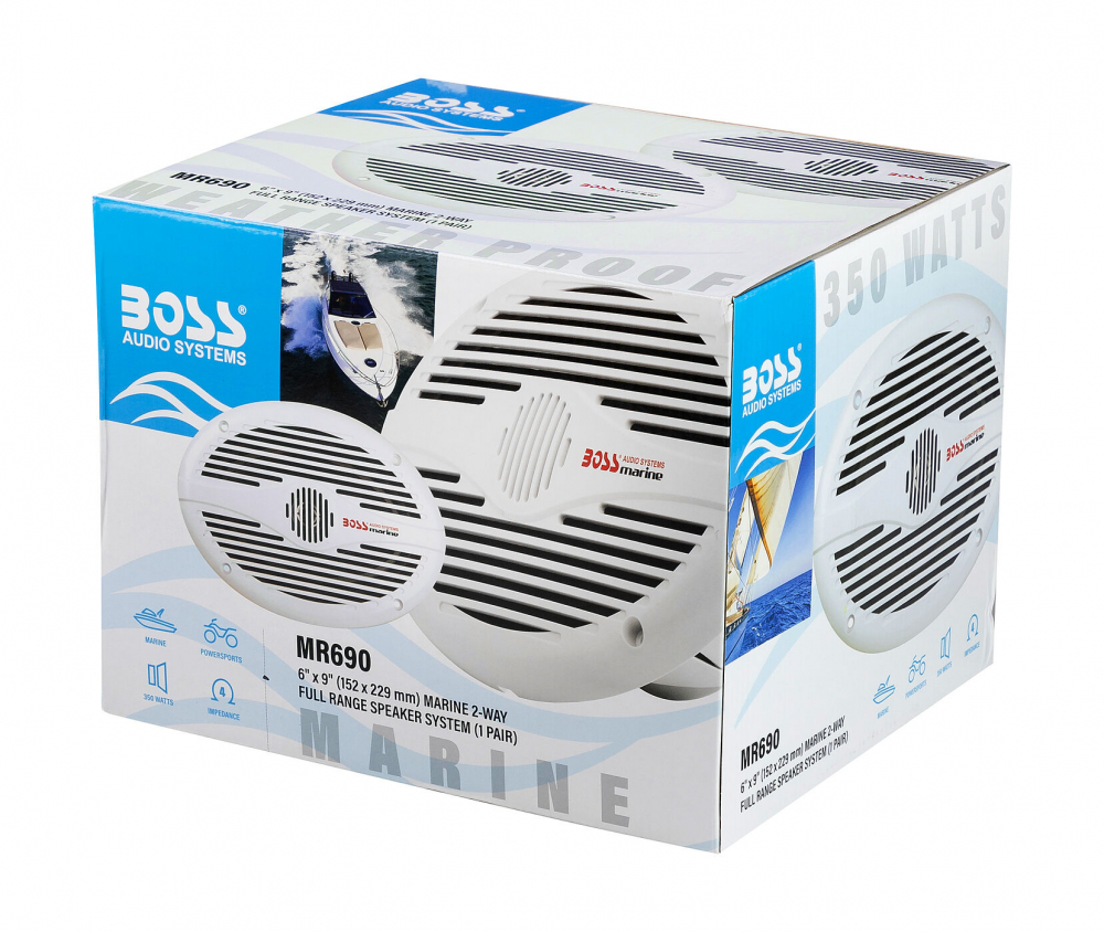 Купить динамики (колонки) boss audio marine mr690 350 вт 6"x9" (овал) по цене 17 411 р. Низкие цены. Большой выбор. Доставка по всей России. Интернет-магазин в Москве. Только положительные отзывы!