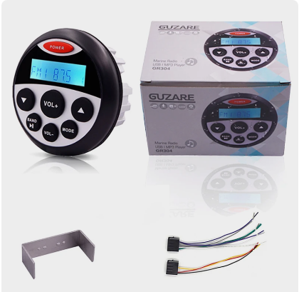 Купить морская магнитола в катер лодку круглая bluetooth guzare gr304 по цене 6 900 р. Низкие цены. Большой выбор. Доставка по всей России. Интернет-магазин в Москве. Только положительные отзывы!